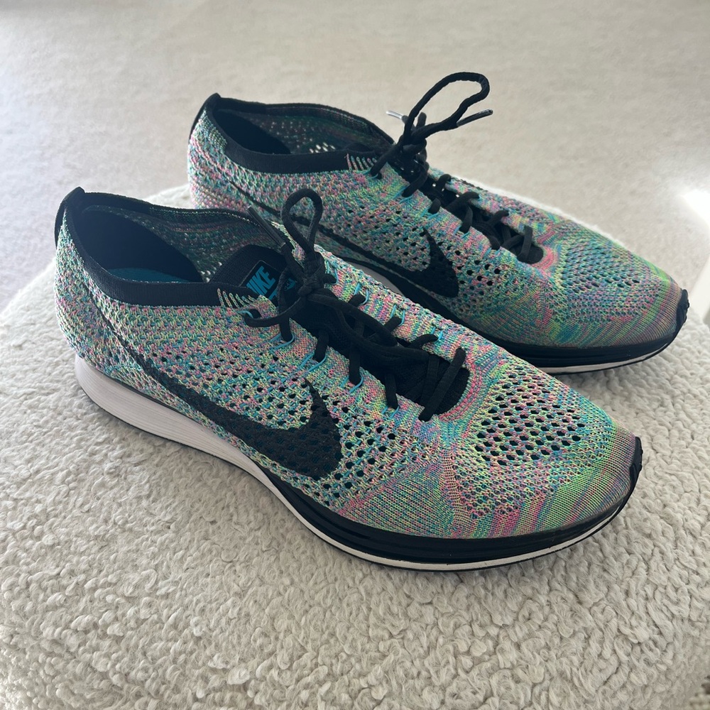 Nike Multicolor Flyknit Running Shoes